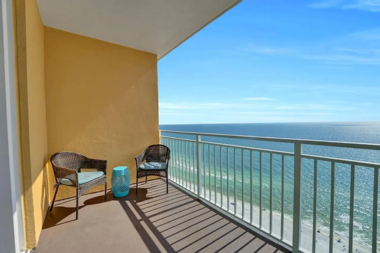 Sunny Shore Oasis Condo With Gulf Views, Pool And Hot Tub Panama City Beach 0*,